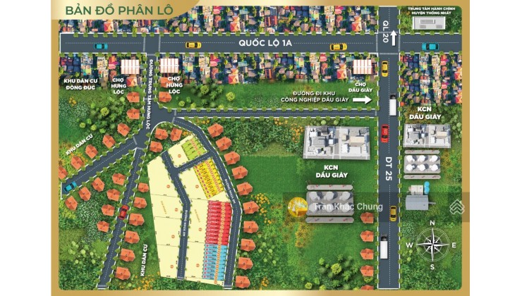 bán đất nền thổ cư tại Hưng Lộc, Đồng Nai, gần KCN Dầu Giây, cao tốc, sân bay,...