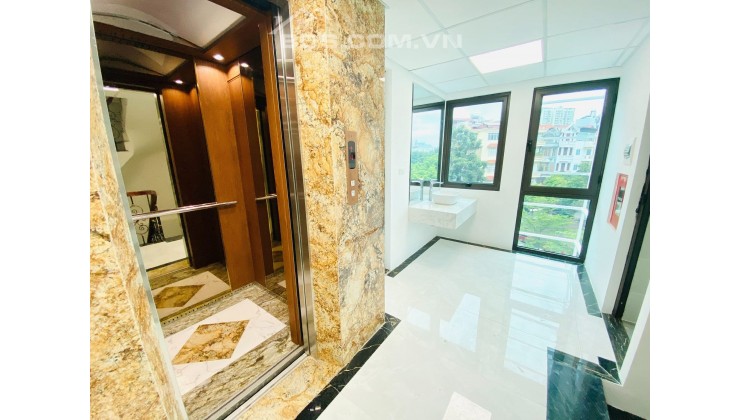 Tòa văn phòng 8 tầng Trung Hòa - gara ôtô - view vườn hoa - 100m2 - MT 8m - 32 tỷ
