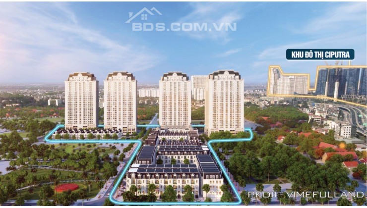 Ngoại giao shophouse trục đường 15.5m cạnh trường học. Jade Square tâm phố KD đối diện KĐT Ciputra