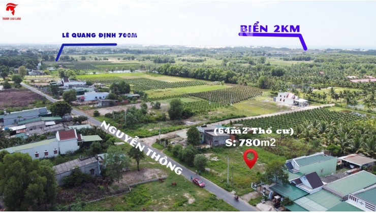 bán gấp 13,3x58 nguyễn thông, Tân Bình, TX LaGi. gần biển, giá rẻ