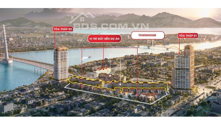 Căn hộ view sông Hàn Đà Nẵng Sun Goup chỉ từ 2.1 tỷ. Thanh toán dàn trải 30 tháng. Chiết khấu 23% trong giai đoạn đầ