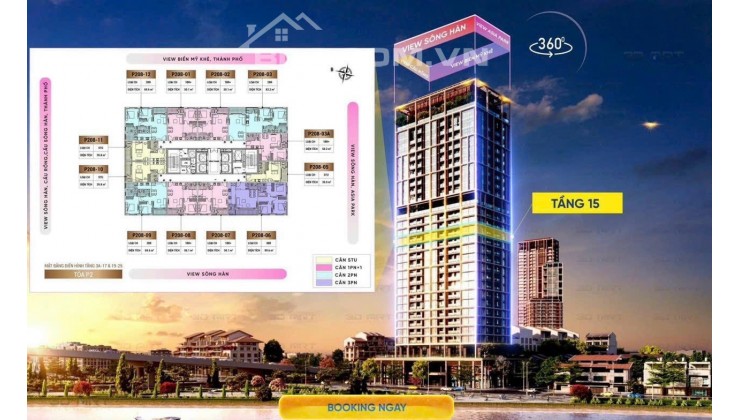 Nhận booking Sun Cosmo Panoma 2 giá từ 2 tỷ view 360 độ ngắm trọn sông Hàn