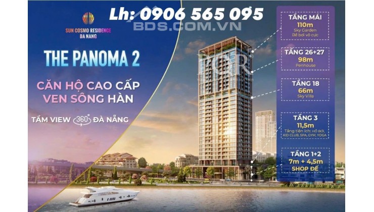 Sun cosmo Sở hữu căn hộ bên sông Hàn chỉ với 750 triệu