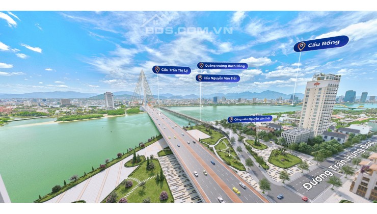 Căn hộ view sông Hàn Đà Nẵng Sun Goup chỉ từ 2.1 tỷ. Thanh toán dàn trải 30 tháng. Chiết khấu 23% trong giai đoạn đầ