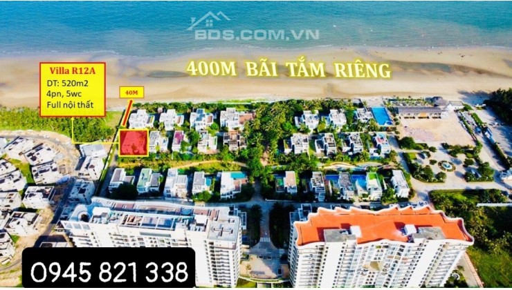 Villa đơn lập Aria Vũng Tàu - 544m2 - 18 tỷ hồ bơi, sân vườn, biển riêng - LH 0945 821 338