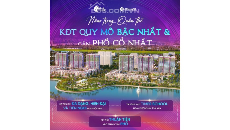 Mở bán quỹ căn ngoại giao dự án Khai Sơn City -  Ưu Đãi khủng tặng quà 350tr CK hơn 1 tỷ , HTLS 18 tháng 0%.
