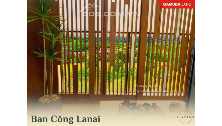 CẬN CẢNH CĂN HỘ MẪU ĐẬM CHẤT BIOPHILIC GIỮA KHÔNG GIAN SINH THÁI TẠI ELYSIAN