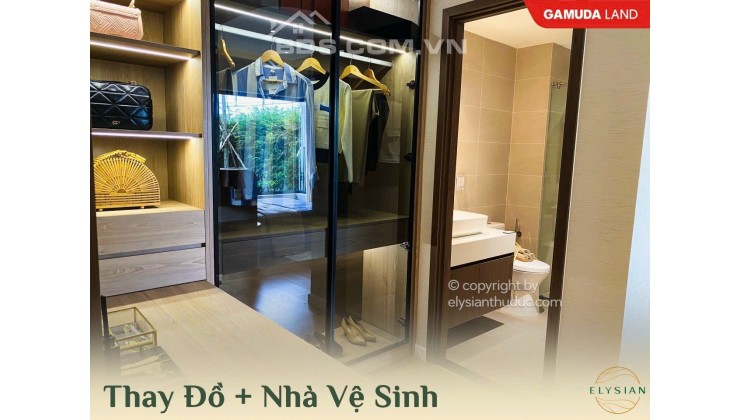 CẬN CẢNH CĂN HỘ MẪU ĐẬM CHẤT BIOPHILIC GIỮA KHÔNG GIAN SINH THÁI TẠI ELYSIAN