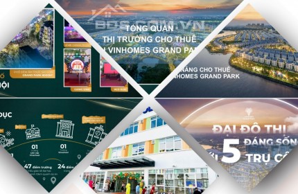 ✅ Cập nhật quỹ căn Nhà Phố Vinhomes Grand Park cho thuê với giá tốt nhất
