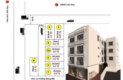 Serie 8 căn nhà mới kính coong oto dừng đỗ, 30m2 x 5 tầng giá từ 2.4 tỷ