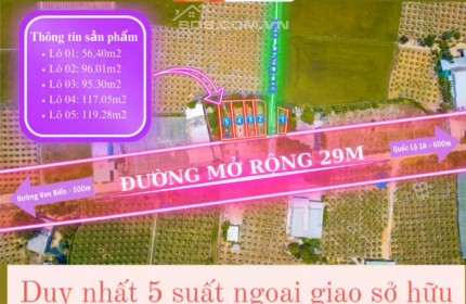 đất biển bình thuận tiếp giáp QL1A, gần các nút giao cao tốc,khu công nghiệp, cảng biển, đường 29m