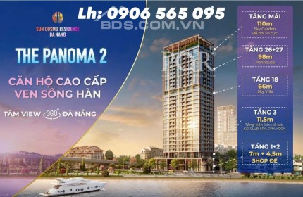 Căn hộ Sun cosmo Trung tâm thành phố Đà Nẵng GĐ 1 từ CĐT Group giá chỉ với 1ty2 căn 2PN