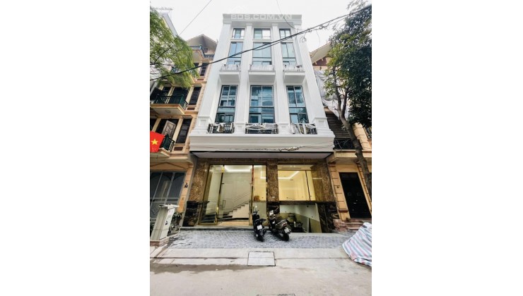 Bán gấp tòa nhà văn phòng Dương Khuê 90m2, 7 tầng, mặt tiền 7.2m giá rao bán 22 tỷ