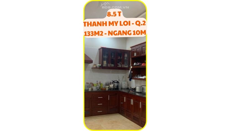 BÁN NHÀ phường THẠNH MỸ LỢI, Ngang 10m,dt134m2, ngay khu CoopMart, CBD, Giá 8.5 tỷ