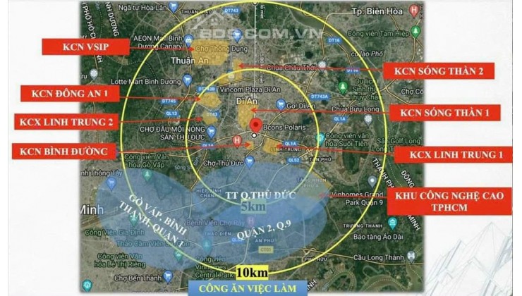 Căn hộ Sát bên Thành phố thủ đức, Thanh toán 10% Kí HDMB, CK lên đến 16%