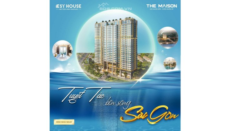 Căn hộ The Maison dự án chung cư ven sông Sài Gòn duy nhất tại Thủ Dầu Một