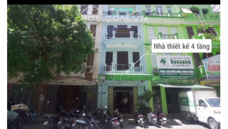 Cho thuê nhà ngõ 87 Nguyễn Văn Trỗi, Thanh Xuân . DT 80m2 x 4 tầng ,đường 10m ,22tr/tháng.