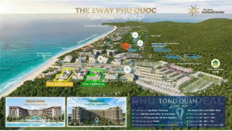 CHỈ 150 TRIỆU SỞ HỮU CĂN HỘ THE 5WAY - GRAND WORLD PHÚ QUỐC (FULL NỘI THẤT)