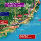 Chỉ với 739tr/nền sở hữu ngay lô đất  biển Bình Thuận diện tích 119,3m2 full thổ đường quy hoạch 29m, sát nút giao cao tốc