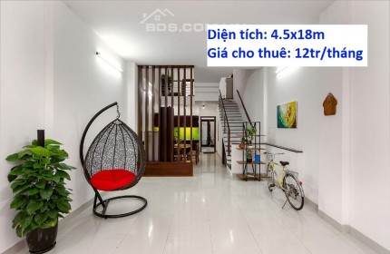 Cho thuê nhà 2 mặt tiền đường nội bộ Hoàng Văn Thụ, phường 7