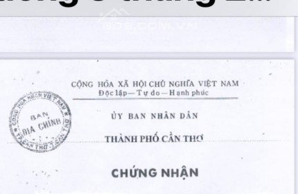 Bán Nhà Mặt Tiền Đường 3/2, Phường Hưng Lợi, Quận Ninh Kiều, Tp. Cần Thơ