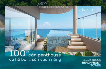 Tòa Tháp BEACHFRONT Siêu HOT Cuối Cùng Tại IXORA HỒ TRÀM - Hồ Bơi & Jacuzzi Ngoài Trời