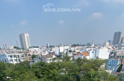 NHÀ MẶT TIỀN KDC TÊN LỬA, 84m2, 6 tầng, VIEW CÔNG VIÊN, NHÀ MỚI, GIÁ 9,8 TỶ.