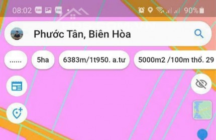 Chủ hạ giá từ 35 tỷ xuống còn 32 tỷ 800tr . tại Phước Tân . Tp Biên Hòa . Cách đường Võ Nguyên Giáp vào 1km . 0938974428 xem đất