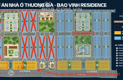 Shophouse kinh doanh Bảo Vinh residence mặt tiền đường Lê A tp Long Khánh