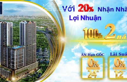 CĂN HỘ GIÁP PHẠM VĂN ĐỒNG, CHỈ THANH TOÁN 20% ĐẾN KHI NHẬN NHÀ, LỢI NHUẬN 20%/2 NĂM