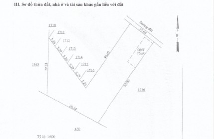 HƠN 1 SÀO 1144M2 SHR ĐÃ LÊN 75M THỔ CƯ NGAY TRUNG TÂM THỊ XÃ GIÁ 880 TRIỆU