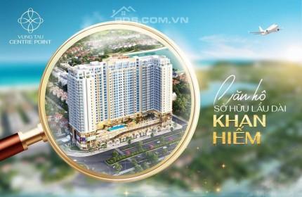 Booking 30tr/suất căn hộ biển Vung Tau Centre Point, chuẩn bị cất nóc, sổ hồng lâu dài