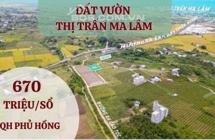 Đất giao giữa cao tốc và trung tâm Ma Lâm - Hàm thuận bắc