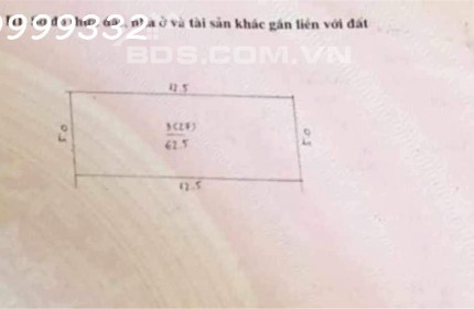 Bán đất Cầu Bươu, Thanh Trì, 62,5 m2, mặt tiền 5m, 5.6 tỷ, lô góc, ngõ ô tô, kinh doanh