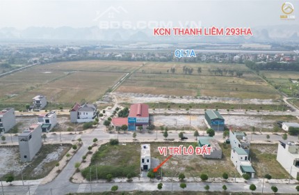 BÁN NHANH LÔ ĐẤT ĐẸP LÀNG NGHỀ THÊU REN KHU ĐÔ THỊ THANH HÀ, THANH LIÊM, HÀ NAM