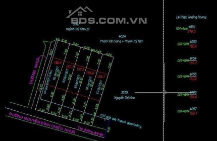 Bán 184,4m2 Đất 2MT Nguyễn Đình Chiểu Dĩ An SHR 5.2 tỷ. Lh:0988952222, 0979109746