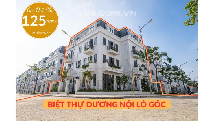 Mở bán giới hạn 06 căn biệt thự lô góc tại Solasta Mansion Dương Nội giá đất chỉ từ 125tr/m2