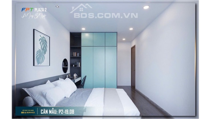 Chỉ với 490Tr đã có cơ hội nhận bàn giao căn hộ FPT Plaza 2 - 72 m2 - Bàn giao có nội thất