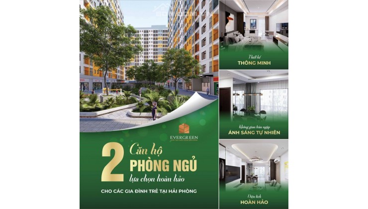 Nhà ở xã hội Evergreen Tràng Duệ nằm ngay mặt đường QL10