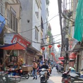 Nhà dân, kinh doanh hộ gia đình ngõ chợ Khâm Thiên, lối vào thông các ngả
