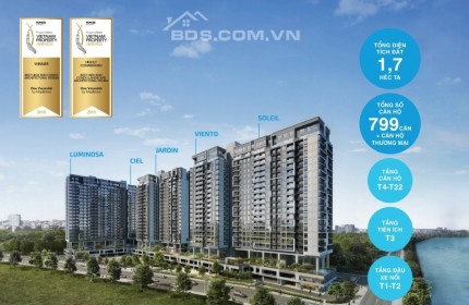 CĂN HỘ ONE VERANDAH 80% CĂN HỘ VIEW SÔNG TUYỆT ĐẸP Căn 2PN view Sông, hướng quận1