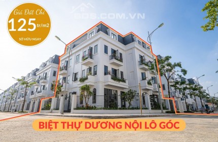 Mở bán giới hạn 06 căn biệt thự lô góc tại Solasta Mansion Dương Nội giá đất chỉ từ 125tr/m2