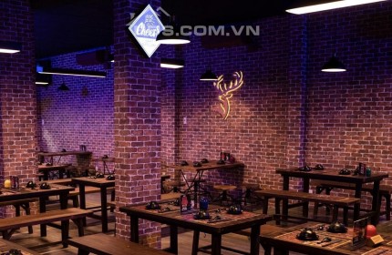 Cho thuê hoặc sang quán Beer Garden 220m2 tầng 2 mặt tiền Trần Não