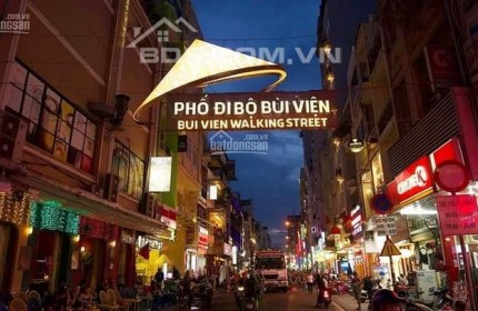 BÁN NHÀ MẶT TIỀN KINH DOANH CỰC ĐỈNH - PHỐ ĐI BỘ, ẨM THỰC - BÙI VIỆN, QUẬN 1 - 7,2 X 18,5M - 2 TẦNG - 58 TỶ