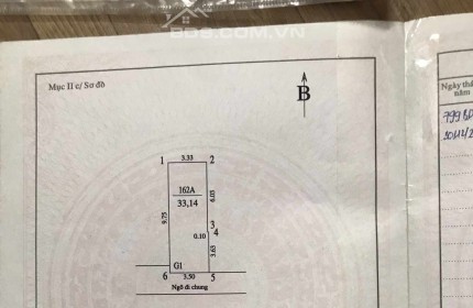 VĂN CAO BÁN ĐẤT TẶNG NHÀ 33M ,CÁCH OTO 20M, NGÕ NÔNG THOÁNG, KHU VỰC DÂN TRÍ CAO