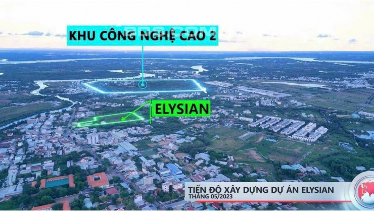 Căn hộ Quận 9  Mặt tiền đường 25m  Liền kề Khu Công nghệ cao    100tr sở hữu ngay căn