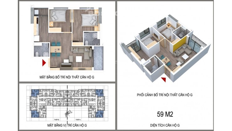 Quá Rẻ ! Bán nhanh căn hộ NHS Phương Canh 109 nhổn 59m2, 2PN 2 WC, (Có Sổ đỏ ) 2.1x tỷ. 0962684886