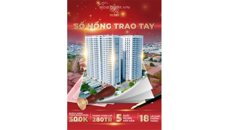 Bán căn hộ chung cư giá rẻ Bình Dương chỉ từ 1.3 tỷ căn 2PN, hỗ trợ lãi suất 0% tới 18 tháng