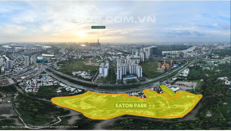 Eaton Park là căn hộ cao cấp tại Quận 2 do Gamuda Land làm chủ đầu tư