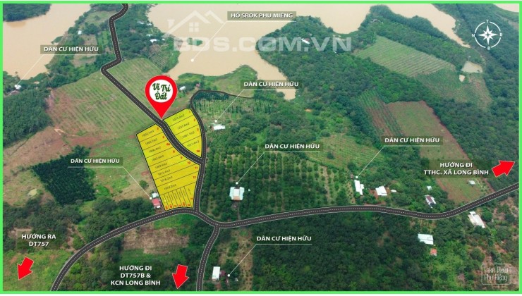 Chính chủ bán gấp lô đất view hồ  240m2 sẵn sổ 100m2 thổ cư tại Bình Phước chỉ 360tr